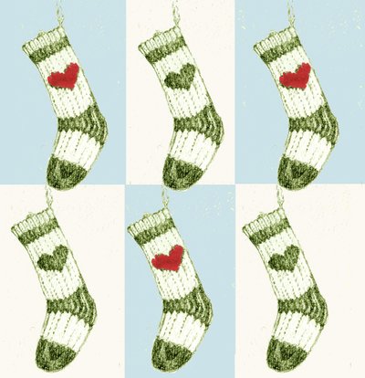 Meia de Natal de Anna Platts