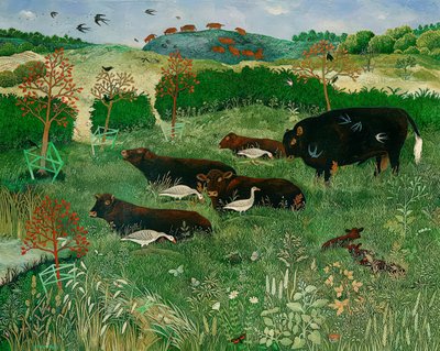 Insectos fazem Pilates, 2011 (acrílico) de Anna Pugh
