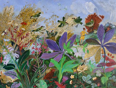 Burning Off, 2014 (acrílico) de Anna Pugh