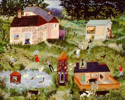 Ducking and Diving, 2006 (acrílico) de Anna Pugh