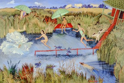 Dia quente, 2009 (acrílico) de Anna Pugh