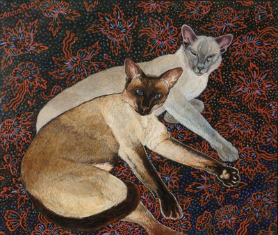 Comissão Merlin e Meilo, 2018 (acrílico) de Anna Pugh