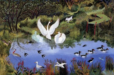 Lagoa do Moinho, 2006 (acrílico) de Anna Pugh