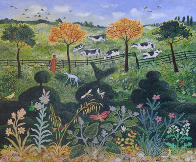 Perto e longe, 2015 (acrílico) de Anna Pugh