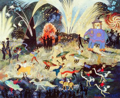 Party Time, 2010 (acrílico) de Anna Pugh