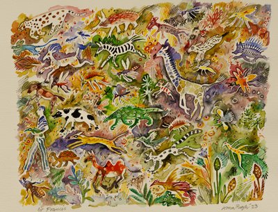 São Francisco, 2023 (aguarela) de Anna Pugh