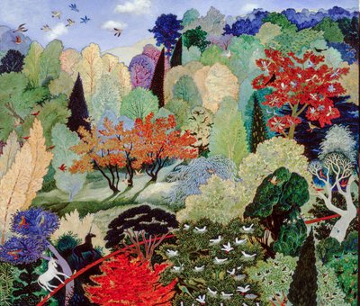 A Árvore do Ninho, 2007 (acrílico) de Anna Pugh