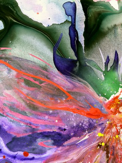 Sonho Fluido e Colorido de Anna Viklund