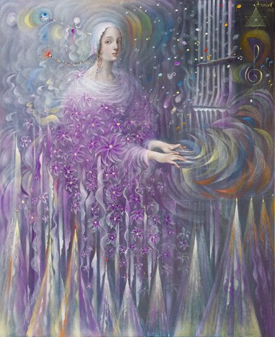 Poiesis-III: Religião, 2015 (óleo sobre linho belga) de Annael Anelia Pavlova