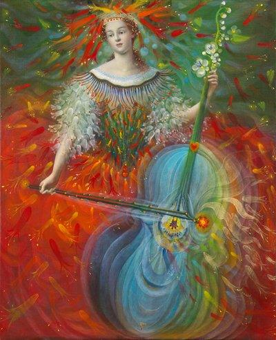 Poiesis-I: Arte, 2014 (óleo sobre linho belga) de Annael Anelia Pavlova