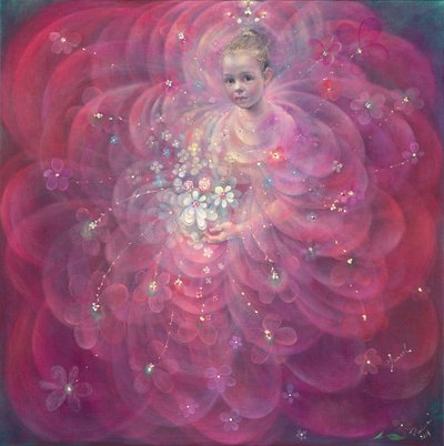 A Flor da Infância, 2014 (óleo sobre linho belga) de Annael Anelia Pavlova