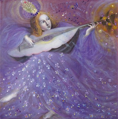 Os Frutos da Alma II - segundo a música de S.L. Weiss, 2012 (óleo sobre linho belga) de Annael Anelia Pavlova
