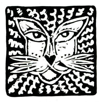 Horóscopo (Leão), 2017 (impressão em linho) de Annalisa Morrocco