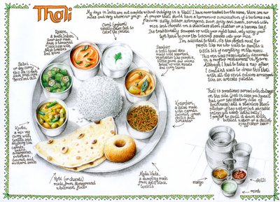 Thali, 2020 (lápis de cor e lápis) de Annalisa Morrocco