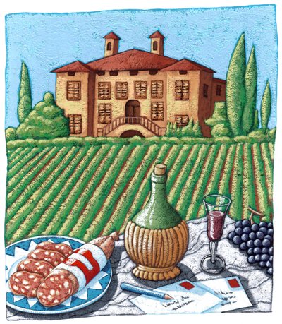 Moradia em Chianti de Annalisa Morrocco