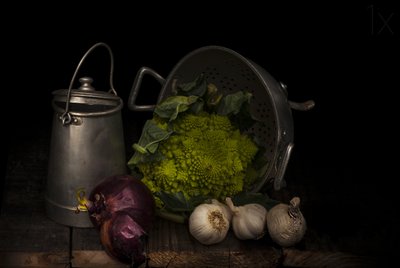 Natureza morta de uma cozinha vintage de Annalisa Raggio