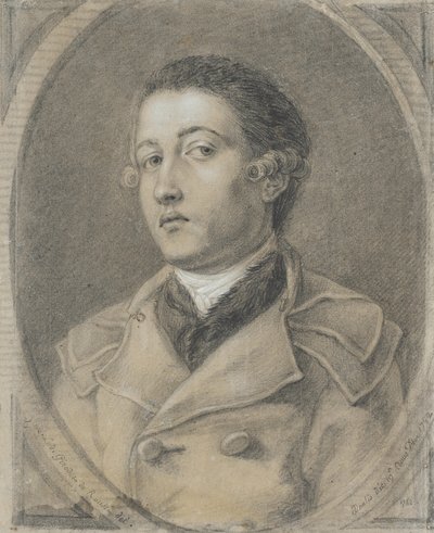Retrato de um jovem de Anne-Louis Girodet de Roucy-Trioson