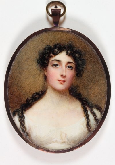 Auto-retrato (esmalte) de Anne  Wellesley
