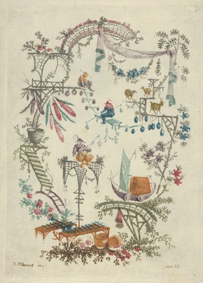 Chinoiserie de New Suite of Chinese Arabesque Notebooks, 1790-99. de Anne Allen