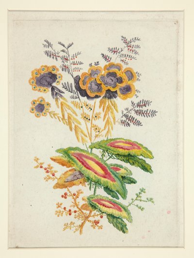 Fantásticas flores, de Nova Suíte de Cadernos de Flores Ideais para o Uso de Designers e Pintores de Anne Allen