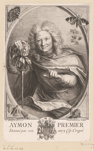 Retrato de Etienne Isidore Théophile Aymon Aymon Premier (título no objeto) de Anne Claude Philippe Caylus