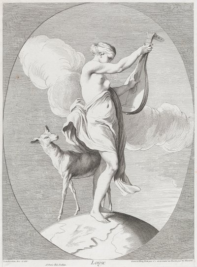 Audiência, 1730-65. Criadores: Caylus, Anne-Claude-Philippe de, Etienne Fessard. de Anne Claude Philippe de Caylus, Etienne Fessard