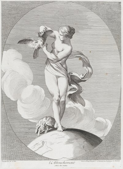 Toque, 1730-65. Criadores: Caylus, Anne-Claude-Philippe de, Etienne Fessard. de Anne Claude Philippe de Caylus, Etienne Fessard