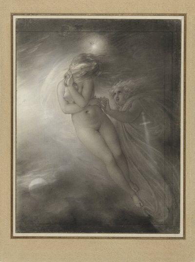 Os fantasmas de Malvina e Oscar de Anne Louis Girodet Trioson