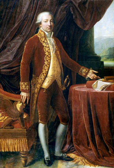Retrato de Charles Bonaparte de Anne-Louis Girodet de Roucy-Trioson