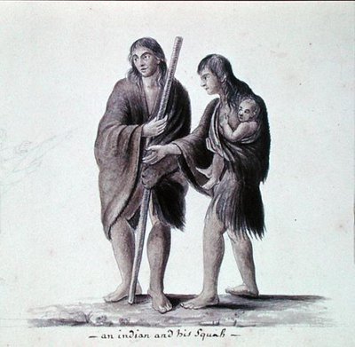 Um índio e a sua Squaw de Anne Marguerite Hyde de Neuville