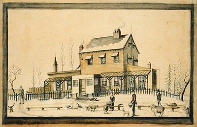 Angélica, Inverno de 1814 (aguarela e grafite sobre papel) de Anne Marguerite Hyde de Neuville