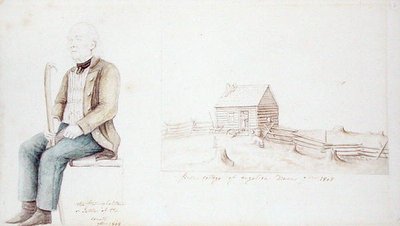 Primeira cabana de Angelica, e The First Settler of Allegany County, New York de Anne Marguerite Hyde de Neuville