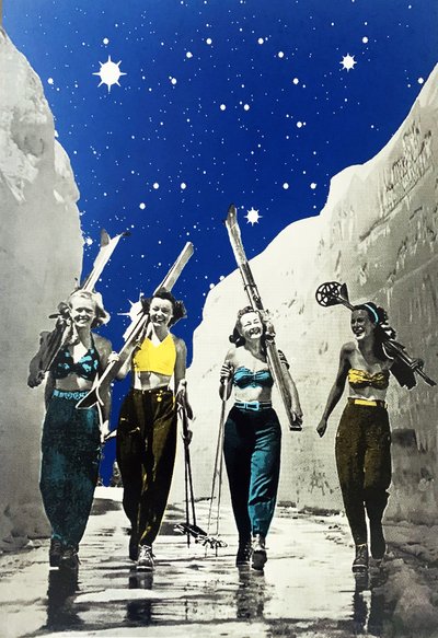 Raparigas esquiadoras, 2022 de Anne Storno