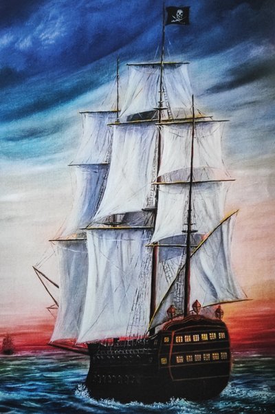 O Navio Pirata do Crepúsculo de Annette Armitage