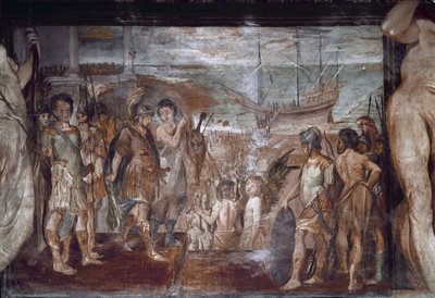 Episódios da vida de Jason: o embarque dos Argonautas (Fresco de Annibale Carracci