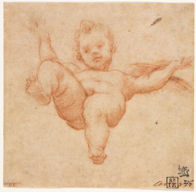 Cupido Voador, c. 1602 de Annibale Carracci