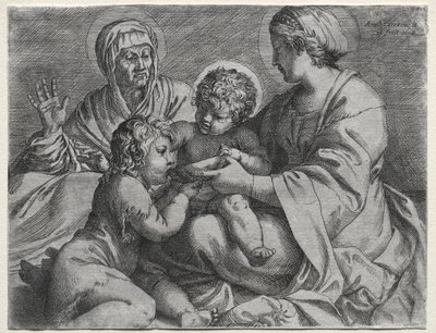 Madonna com a tigela de Annibale Carracci