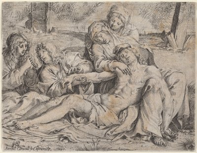 Pieta (o "Cristo de Caprarola") de Annibale Carracci