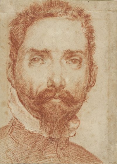 Retrato do alaudista Giulio Mascheroni de Annibale Carracci