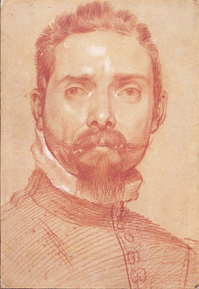 Retrato do alaúde Giulio Mascheroni, ca 1594 de Annibale Carracci