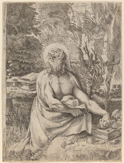 São Jerônimo no deserto de Annibale Carracci