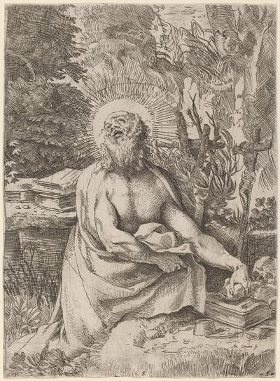 São Jerônimo no deserto de Annibale Carracci