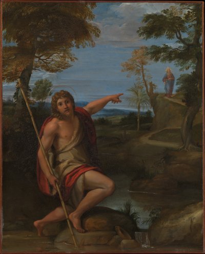 São João Batista dá testemunho de Annibale Carracci