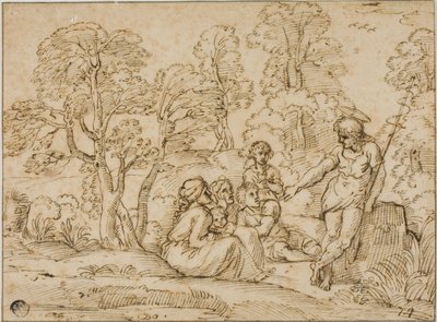 Pregação de São João Batista de Annibale Carracci