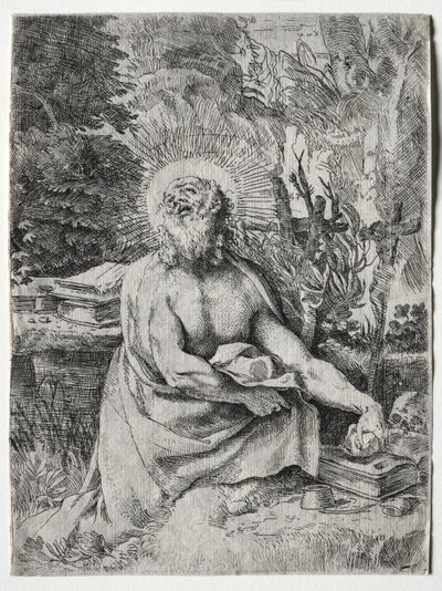 São Jerônimo, c. 1591 de Annibale Carracci