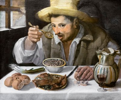 O Comedor de Feijão de Annibale Carracci