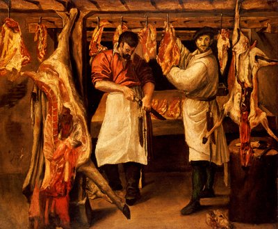 O açougue de Annibale Carracci