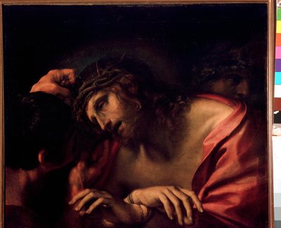 A Derisão de Cristo Pintura de Annibale Carracci (Annibal Carrache de Annibale Carracci