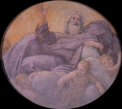 O Pai eterno, 1604-1607 de Annibale Carracci