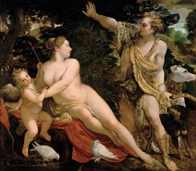 Vénus e Adónis de Annibale Carracci